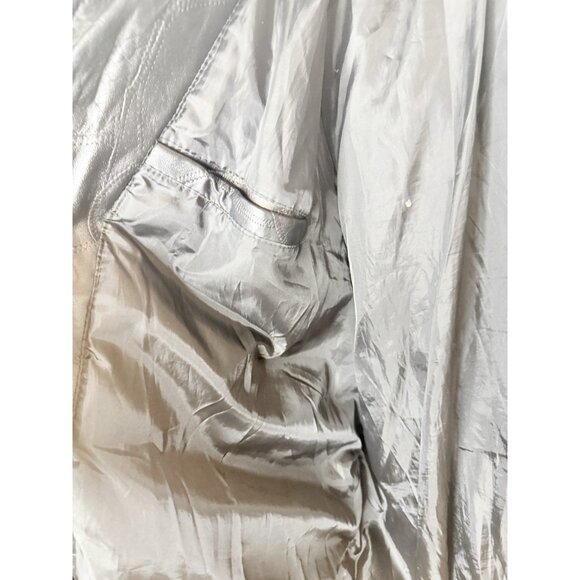 Original Modal Black Lambskin Leather Jacket Embroidered Diamonds $$ 3XL Read - Picture 12 of 13